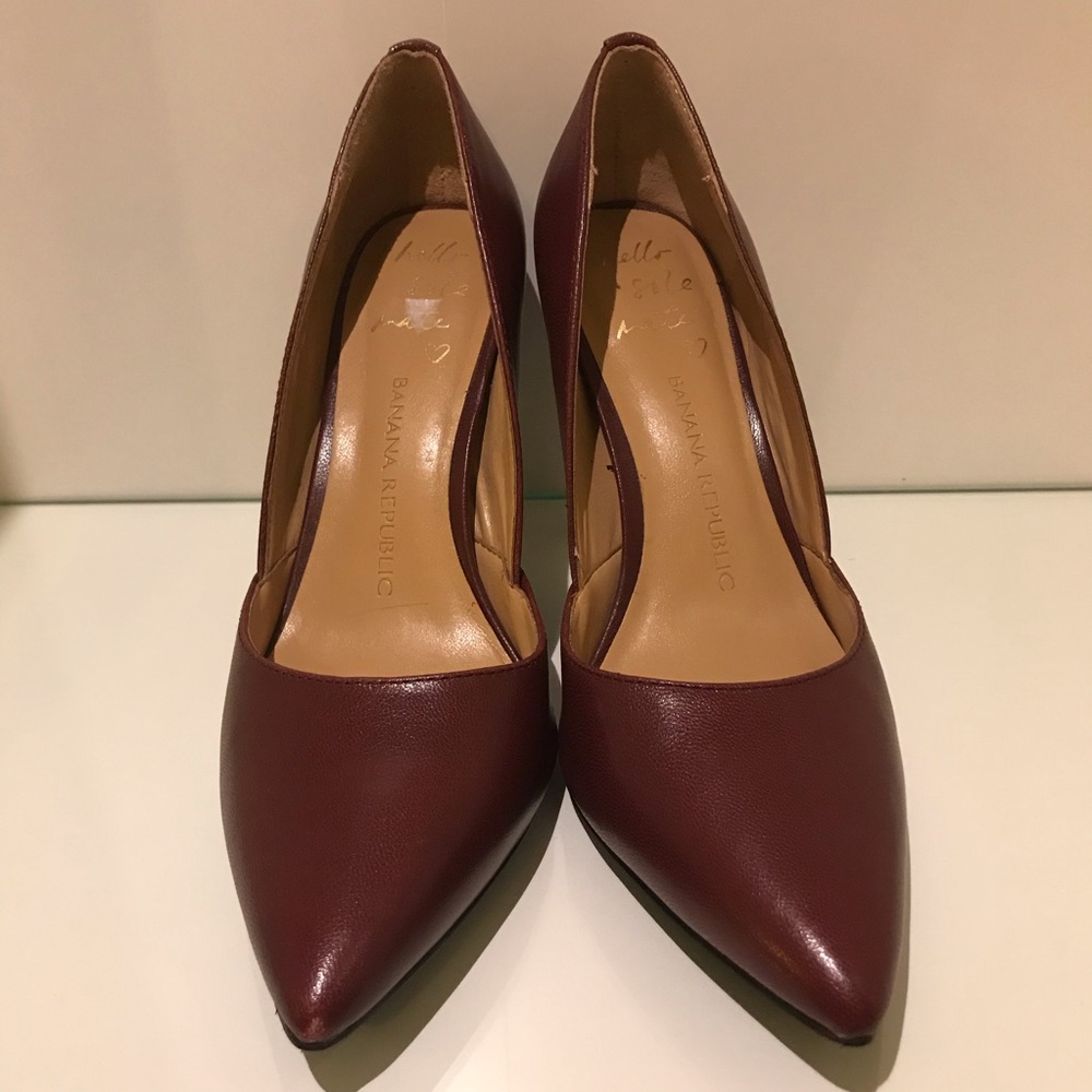 Banana Republic Burgundy Hello Sole Mate Pumps